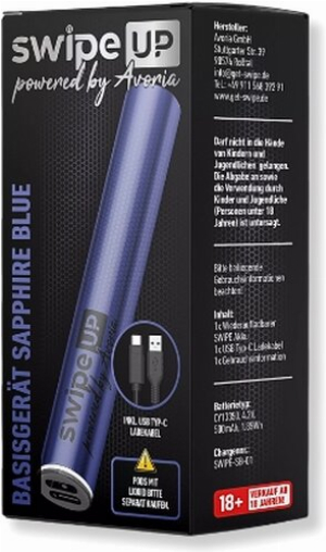 Swipe UP powered by Avoria Akkuträger Sapphire Blue