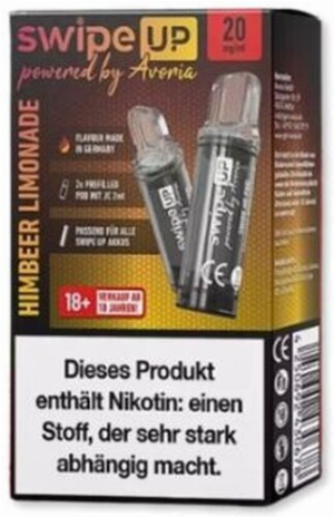 Swipe UP powered by Avoria Himbeer Limonade Prefilled Pods 2x2ml 20mg