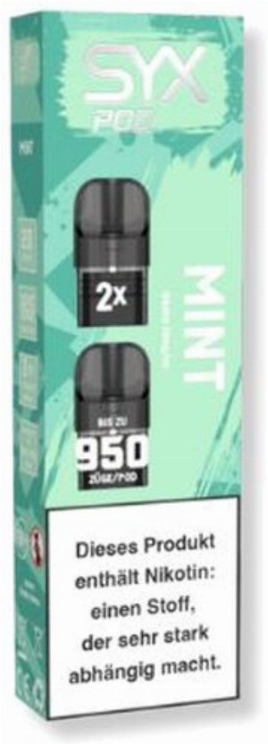 SYX Pod Cartridge Mint 2x2ml 20mg