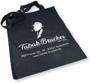 Tabak Brucker Stofftasche Blau