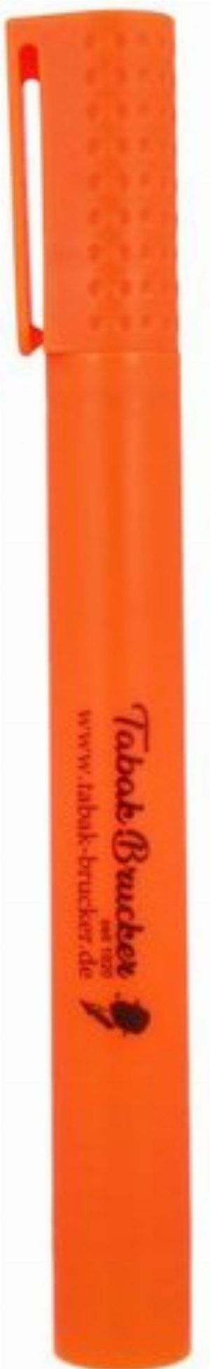 Tabak Brucker XXL Textmarker Orange