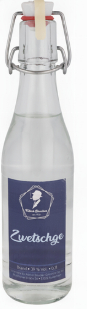 Tabak Brucker Zwetschge 39% Vol. 300ml