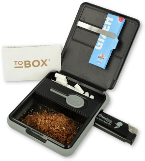 Tabaketui ToBOX Aufbewahrung dunkelgrau