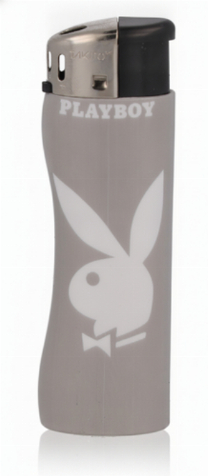Takito Feuerzeug Maxi Electronic Curve Playboy grau