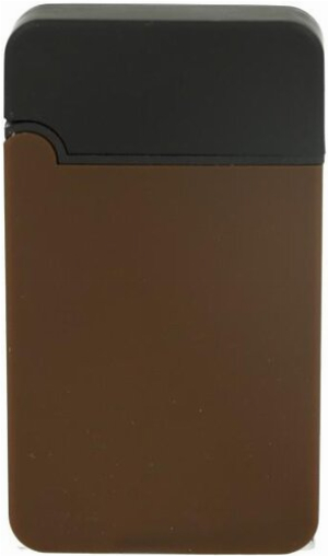 Takito Happy Torch Zigarrenfeuerzeug Rubber Braun mit Zigarrenbohrer