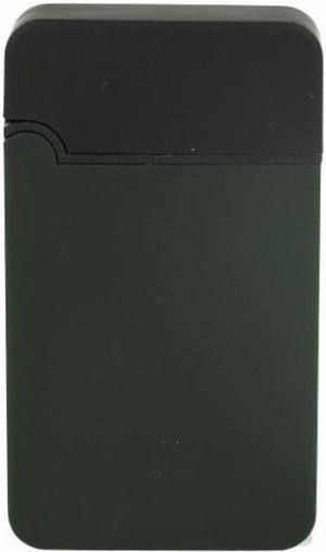 Takito Happy Torch Zigarrenfeuerzeug Rubber Dunkelgrün mit Zigarrenbohrer