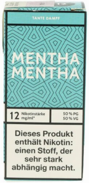 Tante Dampf  Liquid Mentha Mentha 12mg