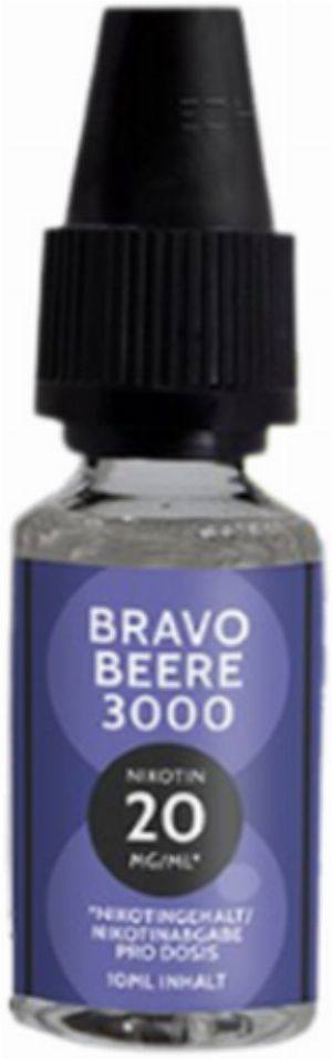 Tante Dampf  Nikotinsalz Liquid Bravo Beere 3000 20mg