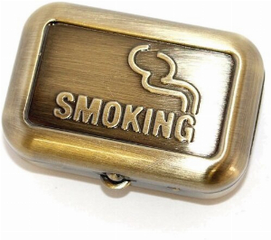 Taschenaschenbecher Smoking Gold