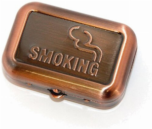 Taschenaschenbecher Smoking Kupfer
