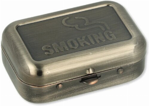 Taschenaschenbecher Smoking Silber