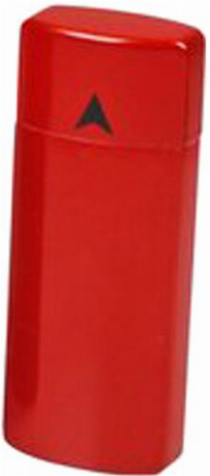 Taschenascher mit Schiebefunktion rot