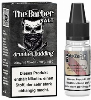 The Barber by Kapkas Flava Salt drunken pudding Nikotinsalz Liquid 20 mg