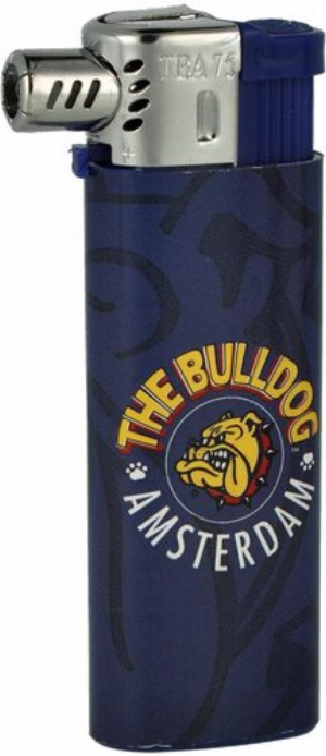 The Bulldog Amsterdam Pfeifenfeuerzeug blau
