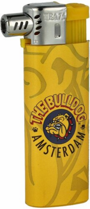 The Bulldog Amsterdam Pfeifenfeuerzeug gelb