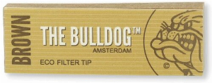 The Bulldog Eco Slim Filter Tips Brown perforiert 33 Stück