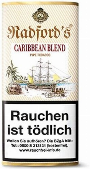 Thomas Radford Pfeifentabak Caribbean Blend 50g Päckchen