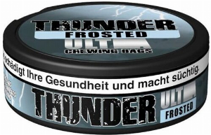 Thunder Chewing Bags Ultra Strong Frosted 17,6g Dose
