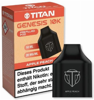 Titan Genesis 10K Prefilled Pod Apple Peach 10ml 20mg