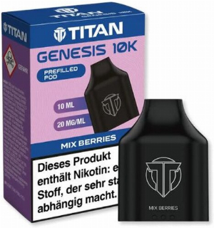 Titan Genesis 10K Prefilled Pod Mix Berries 10ml 20mg