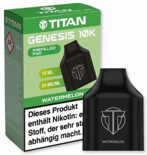Titan Genesis 10K Prefilled Pod Watermelon 10ml 20mg