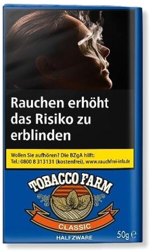 Tobacco Farm Classic Halfzware 50g Päckchen