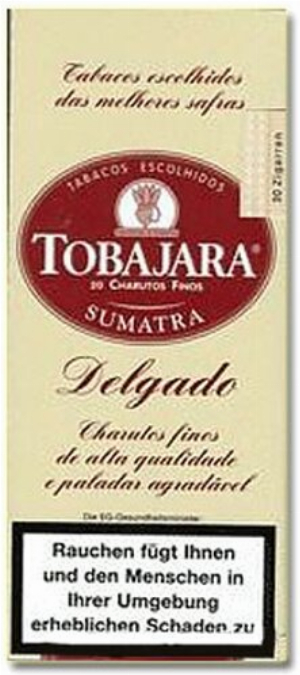 Tobajara Delgado Sumatra Zigarren 20 Stück