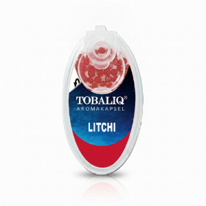 Tobaliq Aroma Kapseln Litchi 1x100 Stück mit Stick