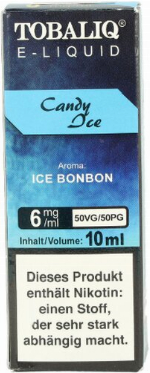 Tobaliq E-Liquid Candy Ice 10ml 6mg