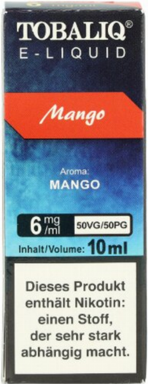 Tobaliq E-Liquid Mango 10ml 6mg
