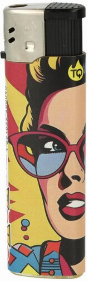 Tobaliq Feuerzeug Pop Art Woman 1v5