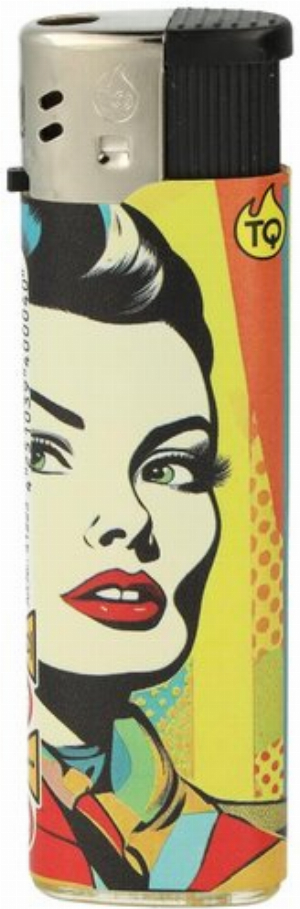 Tobaliq Feuerzeug Pop Art Woman 3v5