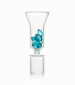 TobaliQ Glas-Zigarettenhalter Blau