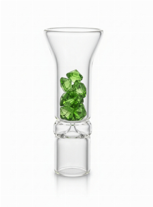 TobaliQ Glas-Zigarettenhalter Grün