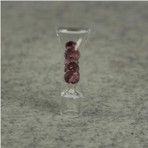 TobaliQ Glas-Zigarettenhalter Lila