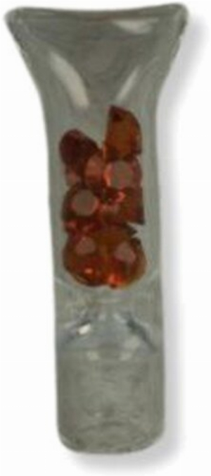 TobaliQ Glas-Zigarettenhalter Orange