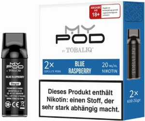 TobaliQ MyPOD Blue Raspberrry 2x2ml Pods 20mg/ml