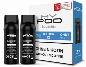 TobaliQ MyPOD Blueberry Ice 2x2ml Pods Nikotinfrei