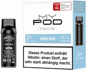 TobaliQ MyPOD Gummy Bear 2x2ml Pods 20mg/ml