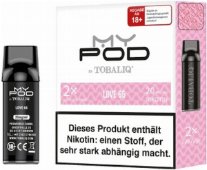 TobaliQ MyPOD Love 66 2x2ml Pods 20mg/ml