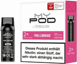 TobaliQ MyPOD Pink Lemonade 2x2ml Pods 20mg/ml