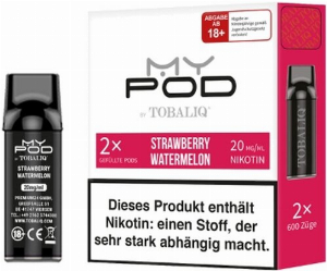 TobaliQ MyPOD Strawberry Watermelon 2x2ml Pods 20mg/ml