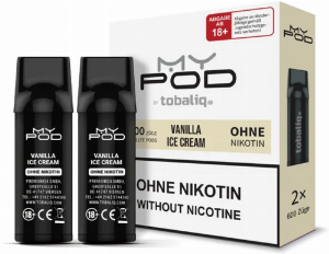TobaliQ MyPOD Vanilla Ice Cream 2x2ml Pods Nikotinfrei