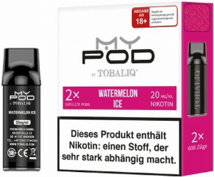 TobaliQ MyPOD Watermelon Ice 2x2ml Pods 20mg/ml