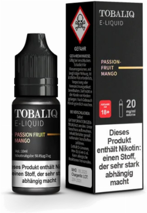 TobaliQ Nikotinsalz E-Liquid Passionfruit Mango 20mg