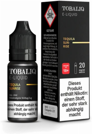 TobaliQ Nikotinsalz E-Liquid Tequilla Sunrise 20mg