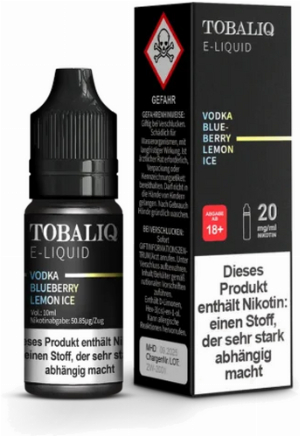 TobaliQ Nikotinsalz E-Liquid Vodka Blueberry Lemon Ice 20mg