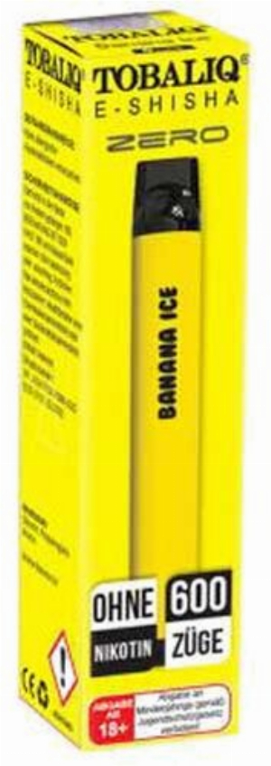 Tobaliq Smile Einweg E-Shisha Banana Ice ohne Nikotin