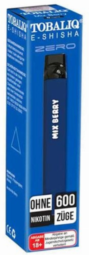 Tobaliq Smile Einweg E-Shisha Mix Berry ohne Nikotin