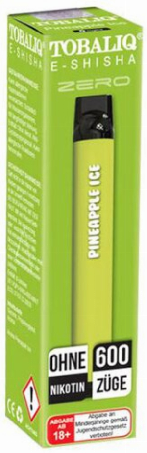 Tobaliq Smile Einweg E-Shisha Pineapple Ice ohne Nikotin